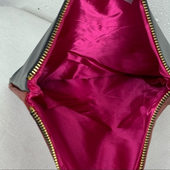 Lulu dharma vegan leather fold over clutch bag - Picture 5 of 8